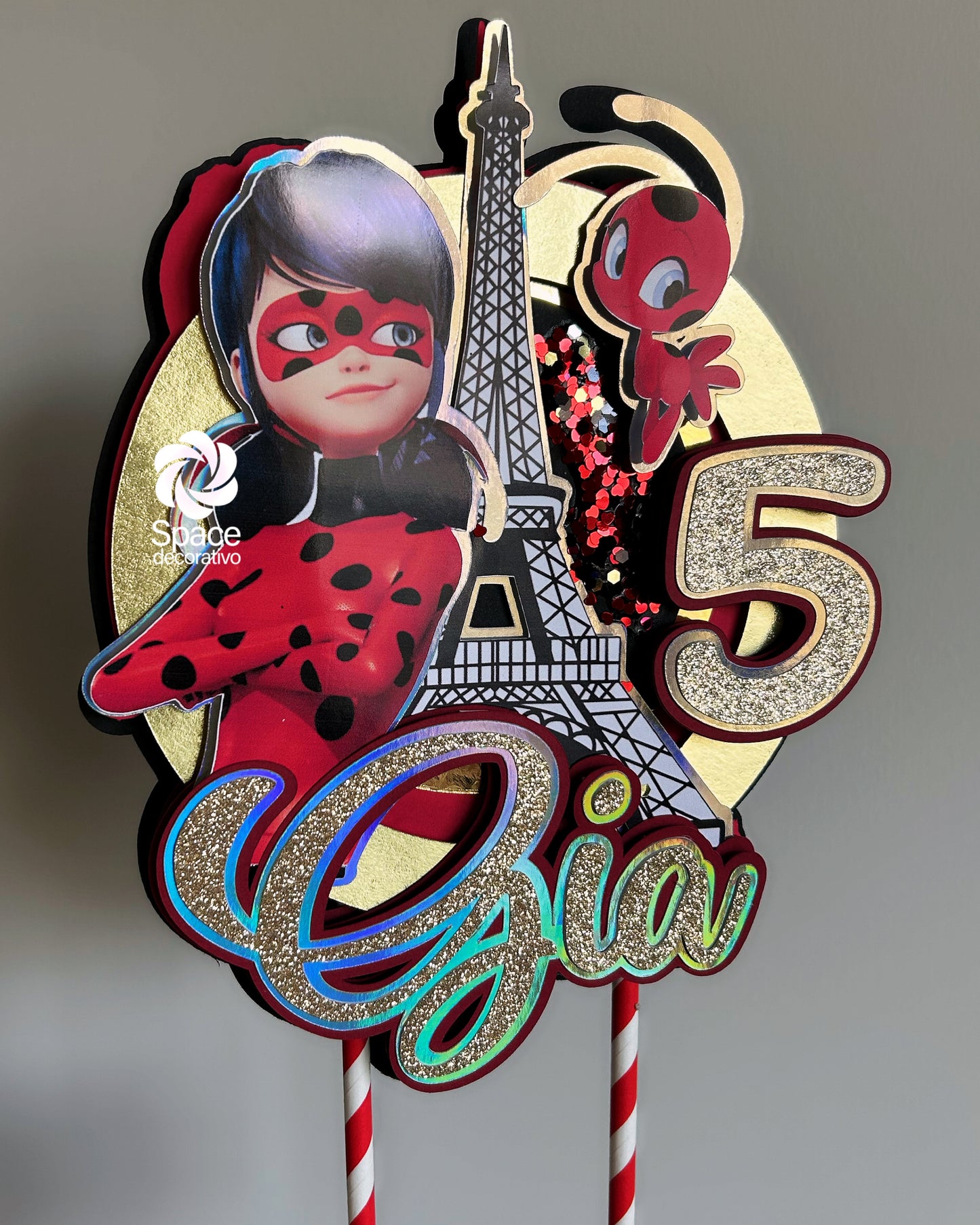 Cake topper LadyBug