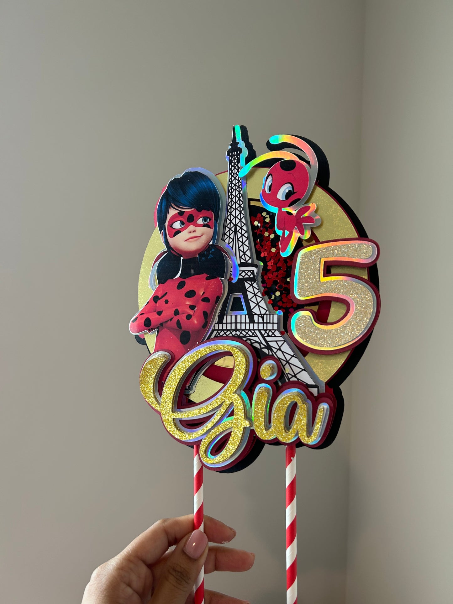 Cake topper LadyBug
