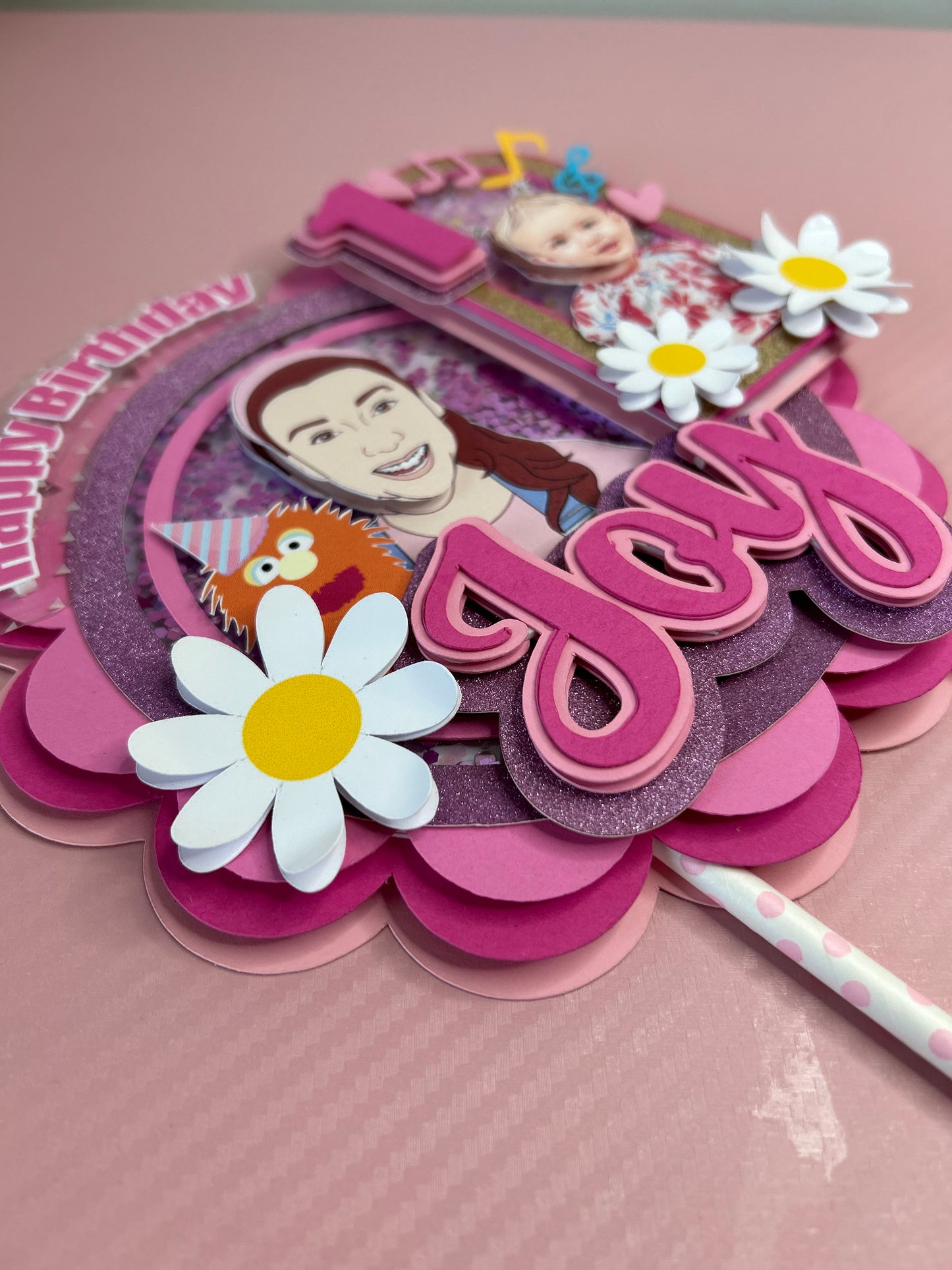 Cake topper Miss Rachel