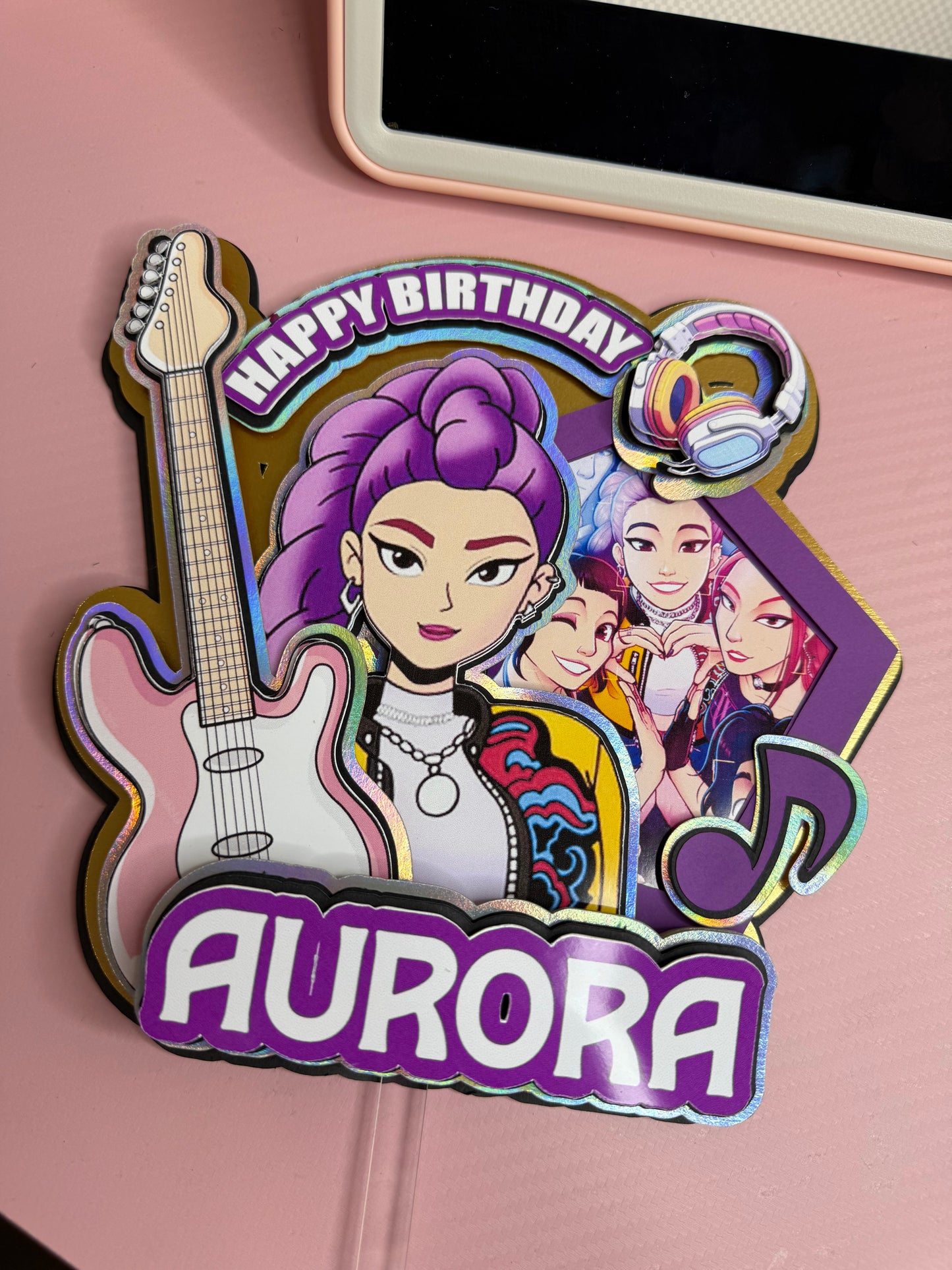 Cake topper k-pop