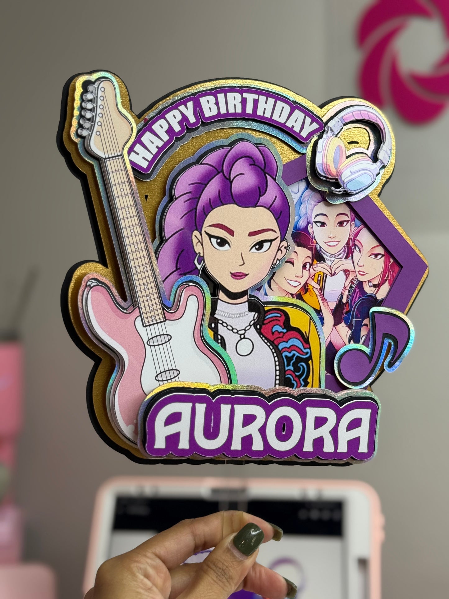 Cake topper k-pop